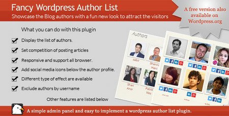 نمایش لیست نویسندگان سایت وردپرسی با افزونه A Fancy WordPress Author List