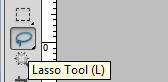 lasso-tool فتوشاپ 