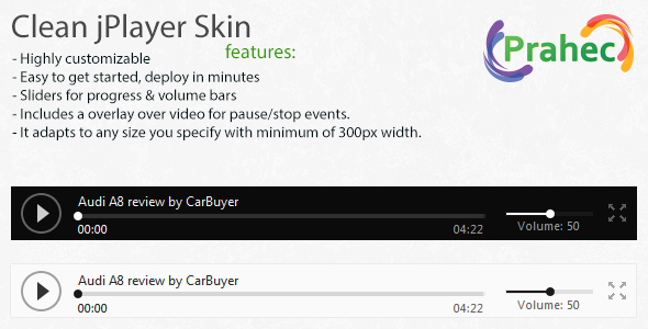 پلیر حرفه ای موسیقی برای وردپرس با افزونه Clean jPlayer Skin