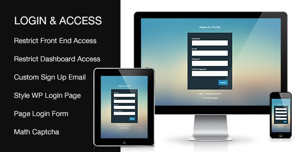 صفحه ورود پیشرفته در وردپرس با افزونه Login and Access