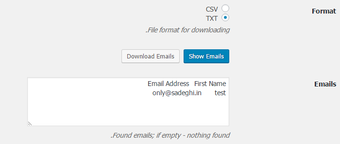 export-email-addresses-from-comments-test