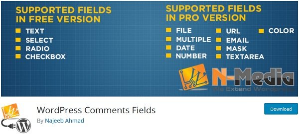 WordPress Comments Fields